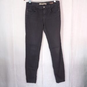 Zara Trafaluc Grey Wash Skinny Jean Midrise Size 6